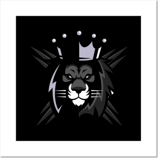 Lion - Crown Posters and Art